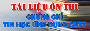Tài liệu ôn thi chứng chỉ tin học
